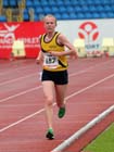 Alex Snook (Jarrow Harriers)  taking part in the 5000 metres at the 2012 England and North Champs.